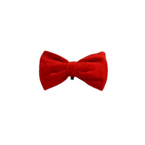 House of Paws Christmas Red Velvet Dog Bow Tie - Get Set Pet