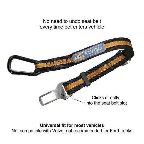 Kurgo Direct to Seatbelt Dog Tether - Get Set Pet