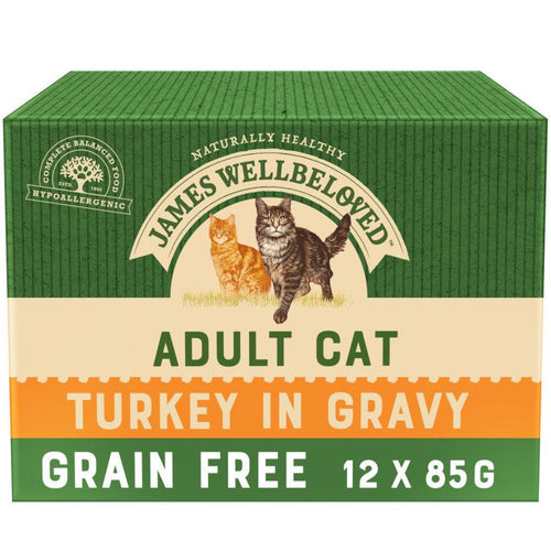 James Wellbeloved Wet Cat Food Turkey Adult Pouch - Get Set Pet