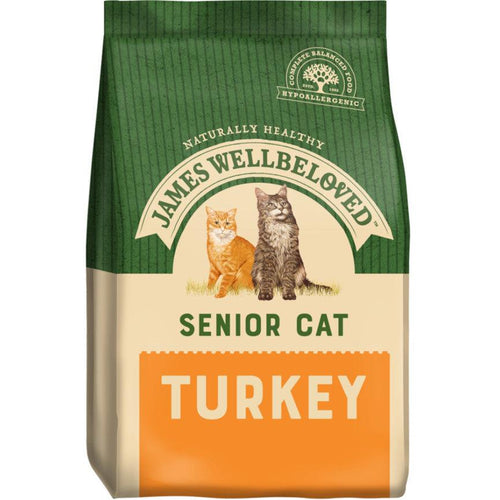 James Wellbeloved Senior Dry Cat Food Turkey and Rice 4kg - Get Set Pet