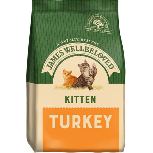 James Wellbeloved Dry Kitten Food Turkey & Rice 4kg - Get Set Pet