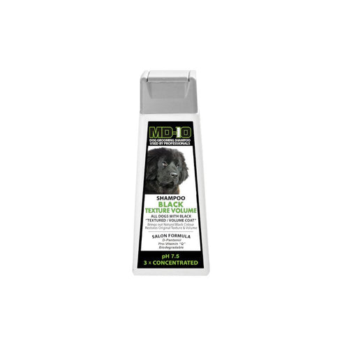 MD-10 Black Texture Shampoo - Get Set Pet