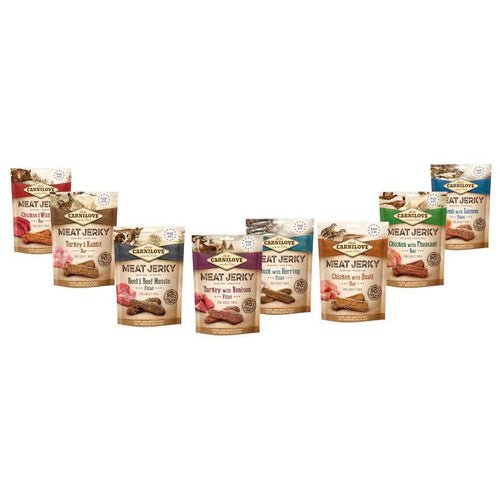 Carnilove Meat Jerky Turkey and Rabbit Dog Treat Bar 100g - Get Set Pet
