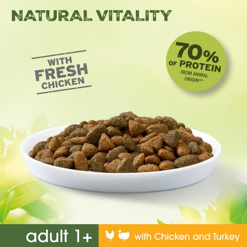 Perfect Fit Natural Vitality Adult 1+ Dry Cat Food Chicken & Turkey - Get Set Pet