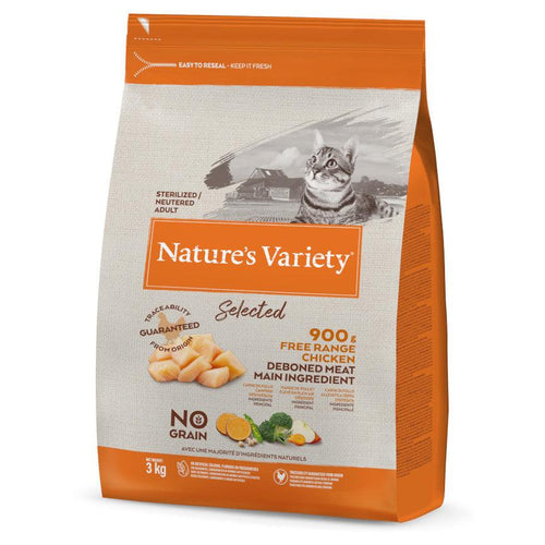 Natures Variety Selected Sterilised Adult Cat Food Free Range Chicken - Get Set Pet