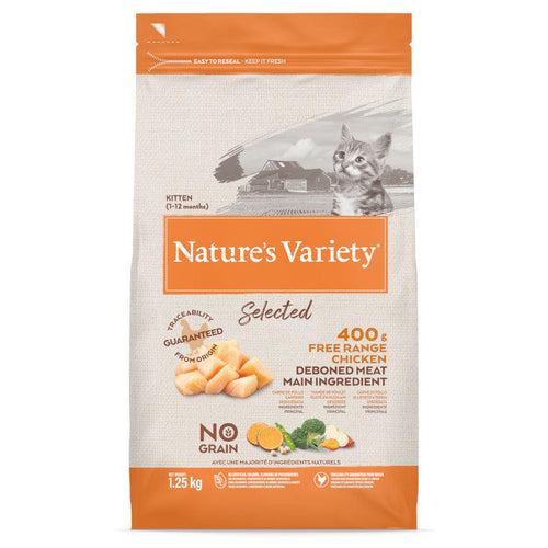 Natures Variety Selected Kitten Food Free Range Chicken 1.25kg - Get Set Pet