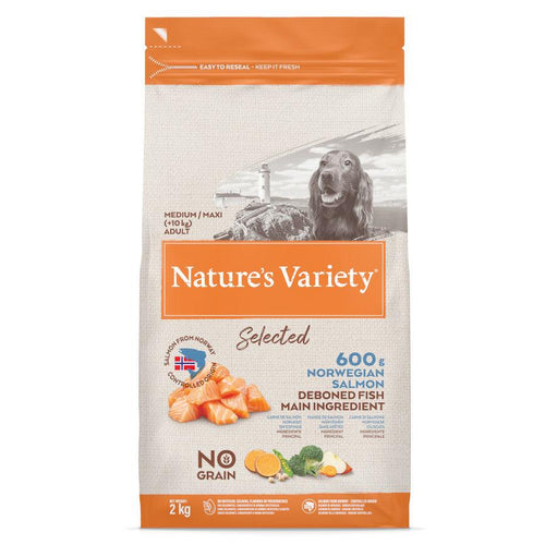 Natures Variety Selected Medium Adult Dog Food Salmon 2kg - Get Set Pet