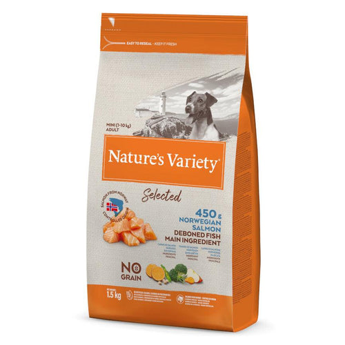 Natures Variety Selected Mini Adult Dog Food Salmon 1.5kg - Get Set Pet
