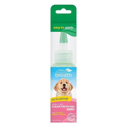 TropiClean Fresh Breath Oral Care Gel for Puppies 59ml - Get Set Pet