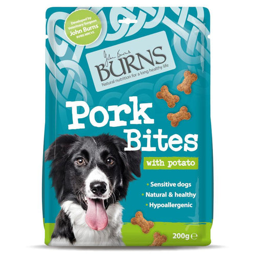 Burns Pork Bites Dog Treats 200g - Get Set Pet