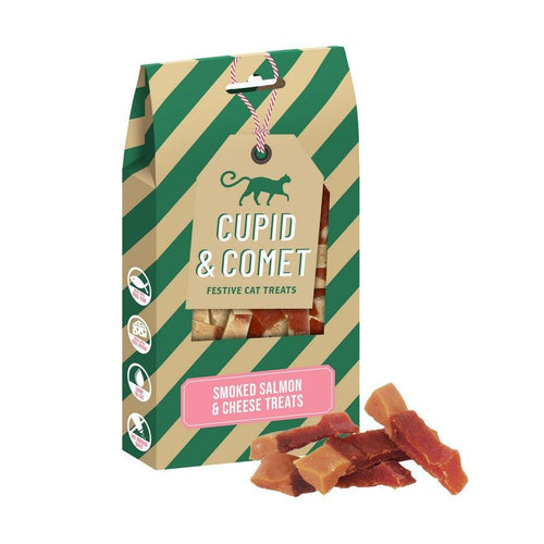 Rosewood Cupid & Comet Smoked Salmon and Cheese Cat Treats - Get Set Pet