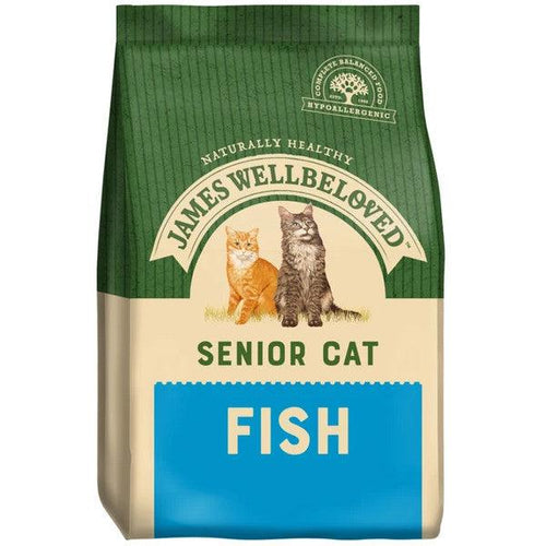 James Wellbeloved Senior Dry Cat Food Fish & Rice 4kg - Get Set Pet