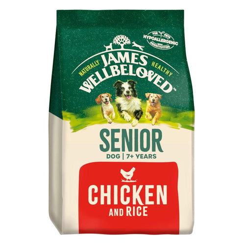James Wellbeloved Senior Dry Dog Food Chicken & Rice 15kg - Get Set Pet