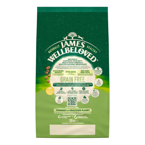 James Wellbeloved Grain Free Senior Dog Food Lamb & Veg 10kg - Get Set Pet