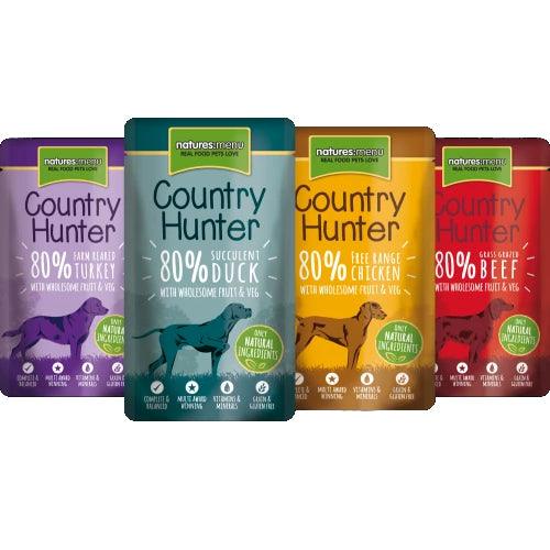 Natures Menu Country Hunter Superfood Wet Dog Food Pouches Variety Pack 12x150g - Get Set Pet