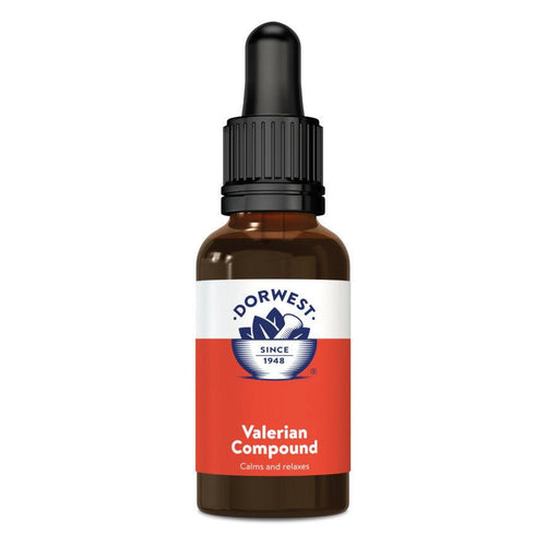 Dorwest Calming Valerian Compound for Dogs and Cats 30ml VAT-Free - Get Set Pet